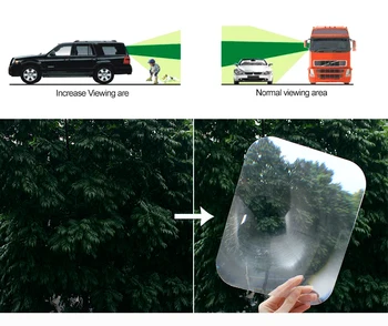 Evrensel Şeffaf Fresnel Lens Dayanıklı Geniş Açı Araba Çıkartmaları Araba Geri Sticker Otomobil park sticker