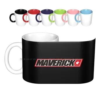 Maverick Vinales Adı Logosu Seramik Kupalar Kahve Fincanları Süt Çay Bardağı Maverick Vinales Maverick Vinales Mvk12 Grand Prix Maverick