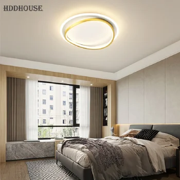 Yatak odası lambası İskandinav ışık lüks tavan lambası basit modern oda ev lambaları ve fenerler