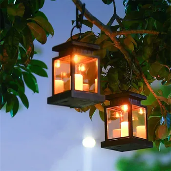 YENİ LED güneş peyzaj ışığı açık kamp IP44 su geçirmez gece lambası bahçe bahçe peyzaj dekorasyon alev asılı ışık