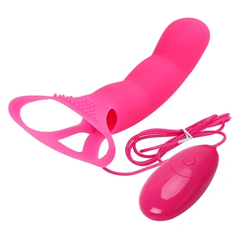 IKOKY Kadın Mastürbasyon Seks Ürünleri Kayış Klitoris Stimülatörü Parmak Vibratör 7 Hız Seks Oyuncakları Kadınlar için G-spot