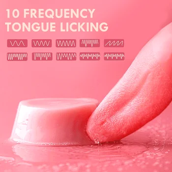 Kadın Masturbator dil yalama ısıtma vibratör Kadınlar İçin Seks Oyuncakları yumuşak Silikon G Noktası Klitoral stimülatörü vajina oral Seks