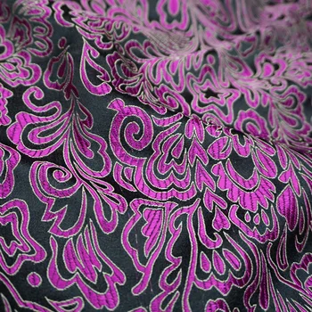 Yeni moda yard boyalı kadın elbise yastık ev patchwork jakarlı brokar kumaş