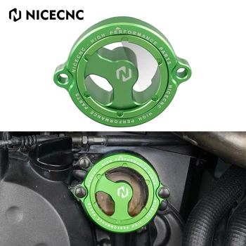 NıceCNC Motosiklet yağ filtresi Kapağı Kapağı Kawasaki KLR650 KLR 650 1987-2022 2021 2020 2019 2018 2017 2016 2015 CNC Alüminyum