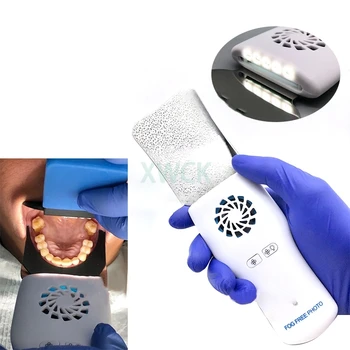 Diş ağız ortodonti görüntüleme LED sis ücretsiz fotoğraf ayna yüksek sertlik paslanmaz çelik kavite obervation reflektör