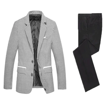 Swallow Gird Smokin Erkek Takım Elbise Düğün takım elbise En Iyi Erkek Giyim Damat Giyim Peaky Blinders Iki Adet Takım Elbise(Ceket + Pantolon)