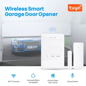 WiFi Tuya Garaj Kapısı Denetleyicisi Akıllı Kapı Sensörü kapı açma seti Hiçbir Kablo Kablosuz Akıllı Yaşam APP Akıllı SpeakerVoice Kontrol USB