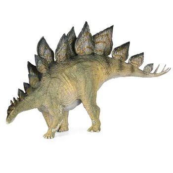 Çocuk Jurassic Dinozor Oyuncak Hayvan Modeli Statik Katı Büyük Stegosaurus Otçul Süsler El yapımı