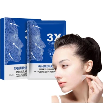 Cilt Bakımı Levha Maskesi Kollajen Kristal Maske Anti-Aging Nemlendirici Sıkılaştırıcı Taze kas Levha Maskesi Yüz Maskesi