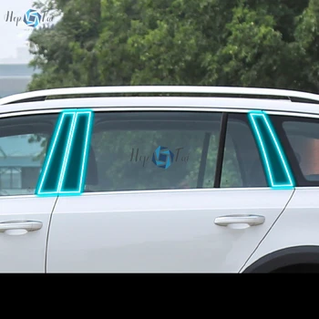 Skoda Octavia için A7 2018-2022Car Dış Araba pencere ayağı Anti-scratch TPU koruyucu film Anti-scratch Onarım filmi Aksesuarı