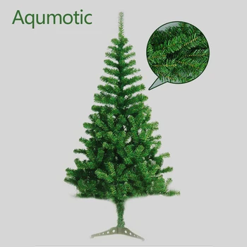 Aqumotic Noel Çam Ağacı 60cm 100cm Festivali Yeni Yıl Klasik Yeşil Ağaçlar Ev Kapalı Kolye İnsan yapımı Ağaç