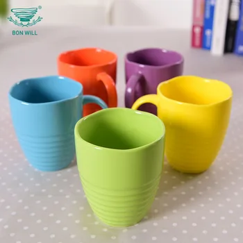 Seramik kupa renkli sır Kupa seramik kupa ofis ve ev su bardağı üreticisi doğrudan satış özelleştirilebilir