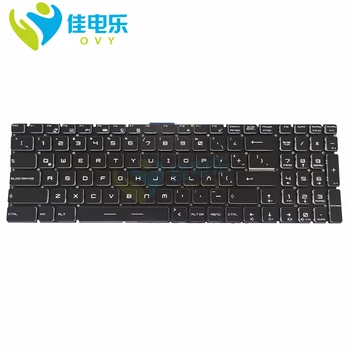 OVY LA Arkadan Aydınlatmalı Klavye MSI GS60 WS60 GS70 GS72 Latin İspanyolca siyah aydınlatmalı Dizüstü Bilgisayarlar Yedek klavyeler V143422AK satış