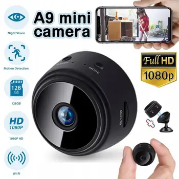 MİNİ WİFİ A9 Kamera 1080P hd ip kamera Akıllı Ev Güvenlik İzleme Tekel Manyetik Kablosuz Mikro Mikro Video İzleme Kamera