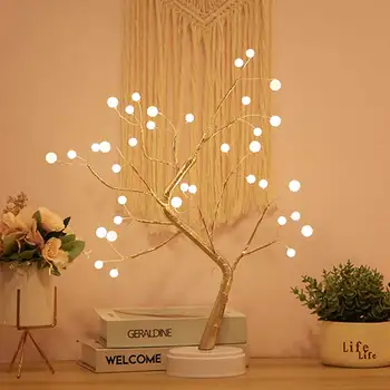 Inci ağacı lambası yaratıcı LED ışıkları Edroom lamba başucu gece lambası doğum günü hediyesi ev partisi dekorasyon el sanatları kız hediye