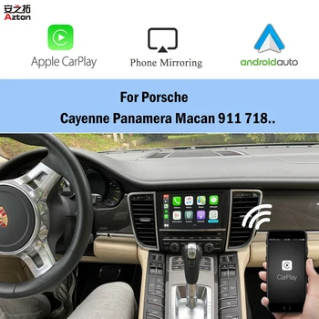 IOS Apple CarPlay Android Otomatik Porsche Cayenne Panamera İçin Macan 911 718 PCM 3.0 CDR 3.1 PCM 3.1 PCM 4.0 Radyo Araba Oynatma Modülü