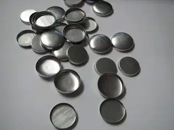 70L dıy moda kumaş bez örtmek düğmesi 45mm düz tabanlı gümrüklü düğme 500 takım / grup