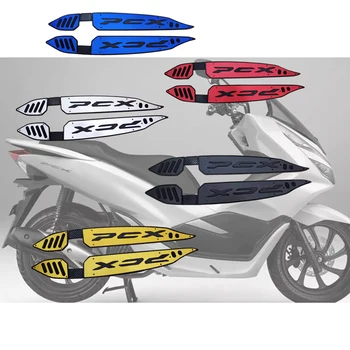 Modifiye motosiklet CNC alüminyum alaşım pcx150 pcx ayak pedalları ayak adım ayak pedi mandal plakası pcx150 pcx 2018 2019