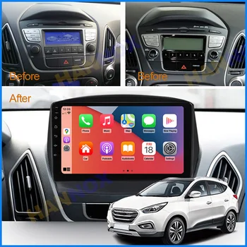 Hyundai Tucson 2 LM ıx35 için Android Araba Radyosu 2009 2010 2011 2012- 2015 Multimedya Video Oynatıcı GPS Navigasyon
