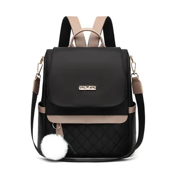 Moda Anti-Hırsızlık Kadın seyahat sırt çantası Düz Renk alışveriş çantası Gençler Okul Çantaları Bookbag Çanta Kadınlar için