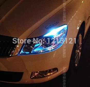 SCOE 2X Araba Styling 12SMD LED park lambası Ampul Kaynağı Skoda Octavia RS Kristal Mavi Sıcak Beyaz Kırmızı Sarı Yeşil Mor