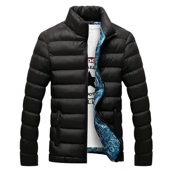2020 Yeni kışlık ceketler Parka Erkekler Sonbahar Kış sıcak Dış Giyim Marka İnce Erkek Mont Rahat Rüzgarlık Kapitone Ceketler Erkekler M-5XL