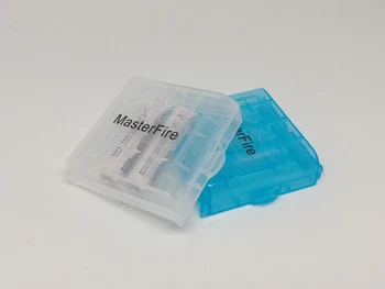 MasterFire 500 adet/grup Taşınabilir Plastik Pil Tutucu Kutusu Organizatör Konteyner AA AAA 14500 Piller İçin saklama Kutusu Kılıf Kapak