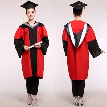 Okul Mezunları Elbisesi Üniformaları Ulusal Standart Öğretmen Derece Elbise Kap Üniversite Öğrencileri Takım Elbise Akademik Giyim