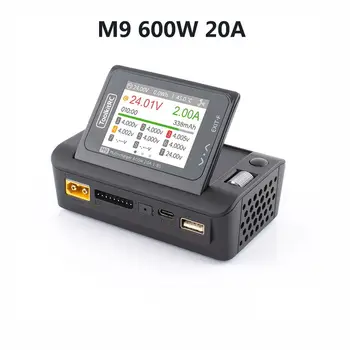 ToolkitRC M9 600W 20A USB Hızlı Şarj DC akıllı şarj cihazı Ayarlanabilir Ekran Açısı Ses Fonksiyonu ile 1-8S Lipo life bataryası