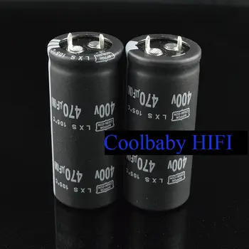 10 ADET Nıchıcon LXS 470UF 400V 25 * 60mm 105°C Ses Elektrolitik Kapasitörler