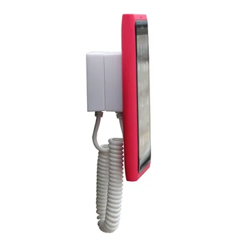 10 ADET Cep cep telefonu Güvenlik Standı Anti-hırsızlık Ekran Tutucu Siyah Beyaz Braketi Kare Oval Geri Çekilebilir Bahar Çekme Cihazı