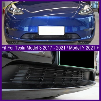Aksesuarları Böcek Tarama Mesh Ön İzgara Eklemek Net koruma kapağı İçin Fit Tesla Modeli 3 2017 - 2021 / Model Y 2021 2022