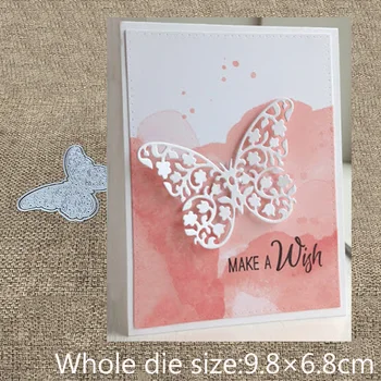 XLDesıgn Zanaat Metal Kesme Die die keser çiçek dekoratif kelebek karalama defteri Albümü Kağıt Kart Craft Kabartma kalıp kesim