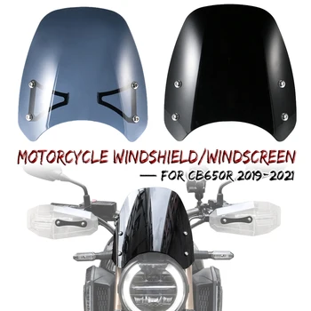 Cam Ön Cam Honda CB650R CB650 CB 650 R 2021 2020 2019 Motosiklet Far Fairing Hava Akımı Rüzgar Spoiler Saptırıcı