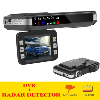 Araba dvr'ı Radar Dedektörü 2 İn 1 Dash kamera Araç Video Kaydedici Full HD 1080P Araba Akış Hızı Radar Hız Algılama Sesli Alarm