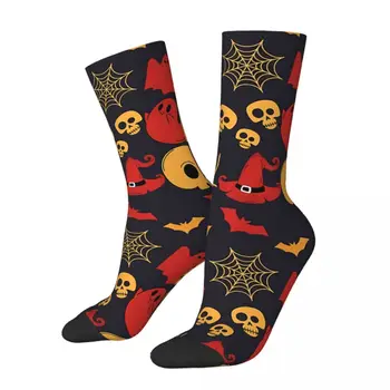 Komik Çılgın Çorap Erkekler için Hemşire Hip Hop Harajuku Cadılar Bayramı Mutlu Desen Baskılı Erkek Ekip Çorap Rahat Hediye
