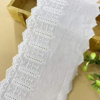 12 cm genişliğinde güzel yeni ürün renk pamuk ipliği üç boyutlu nakış kumaş dantel dantel düğün elbisesi aksesuarları