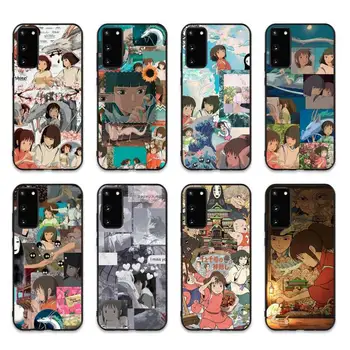 Ruhların Kaçışı Ghibli Miyazaki Anime Telefon Kılıfı için Samsung S20 lite S21 S10 S9 artı Redmi için Note8 9pro için Y6 kapak
