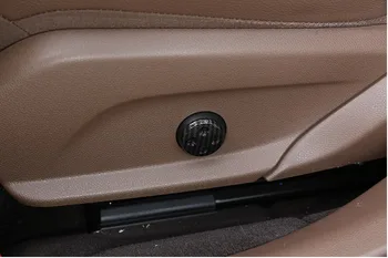 2 adet Karbon Araba Koltuğu Yan Ayar Anahtarı düğme kapağı Trim İçin Mercedes Benz GLC / CLS / E / C Sınıfı W205 W212 W213 Oto Aksesuarları