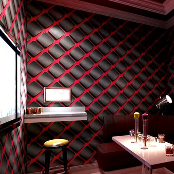KTV Duvar Kağıdı 3D Üç Boyutlu Kişilik Moda Flaş duvar bezi Bar Otel Fantezi Balo Salonu Kutusu Tema Odası Duvar Kağıdı