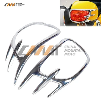 1 Takım Krom Fairing Ayna Arka Accent Izgaraları Honda Goldwing GL1800 2001-2011 10