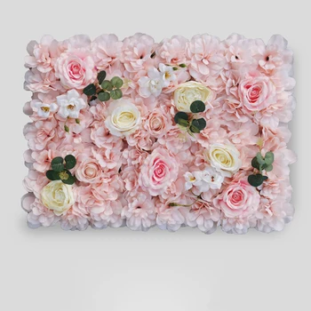 40x60 cm yapay çiçek Duvar Düğün Dekorasyon Şakayık Gül Sahte Çiçekler Ortanca düğün çiçek Panelleri Noel Dekorasyon