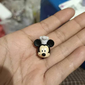 50 Adet / grup 3cm Disney hakiki toplu kargo Mini Mickey kafa damla lateks cep telefonu kılıfı DIY firkete kolye parmak malzemesi
