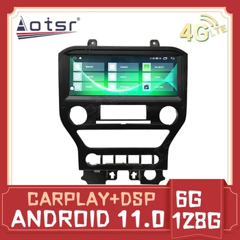 CarPlay Navigasyon GPS Android 11.0 Araba Radyo Çalar Ford Mustang VI için S550 2014 – 2021 Araba Multimedya Video BT WIFI 1080P IPS