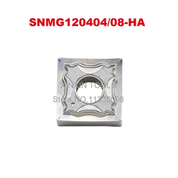 10 adet SNMG120404 HA H01 Alüminyum Dönüm Ekler Karbür Bıçak SNMG 120408 CNC torna Kesici Takım Alüminyum Bakır Ahşap