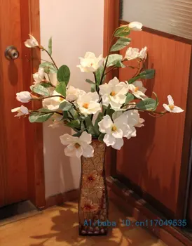 1 ADET Güzel Sahte çiçek İpek Çiçek Yapay Manolya denudata Ev Dekorasyon hediye F58