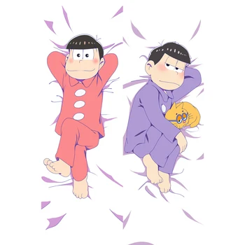 Mxdfafa Japon Karikatür Dakimakura Kapak Mr. Osomatsu San Baskılı Yastık Kılıfı sarılma vücut yastığı Kapak Kılıfları Managa Yatak