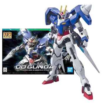 Bandai Orijinal Gundam model seti Anime Figürü HG 1/144 GN-0000 00 Koleksiyonu Gunpla Anime aksiyon figürü oyuncakları Ücretsiz Kargo
