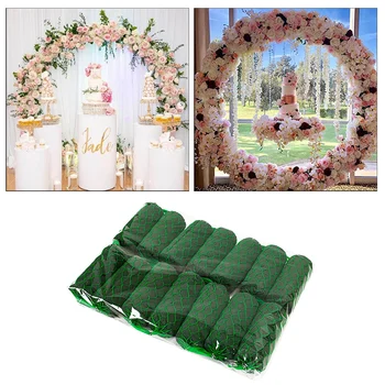12 adet Kuru ıslak Çiçek Köpük Blokları, Düğün kemerli kapı Çiçek Düzenleme Yeşil köpük Taban, masa Yapay Çiçek Süslemeleri