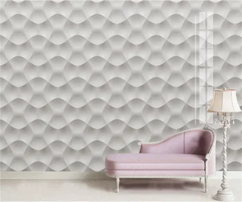 Herhangi bir boyut özelleştirmek 3D duvar kağıdı duvar tablosu İskandinav 3D kabartma doku beyaz alçı TV ev dekorasyon arka plan duvar kağıdı